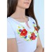 Embroidered t-shirt "Flower Necklace" white